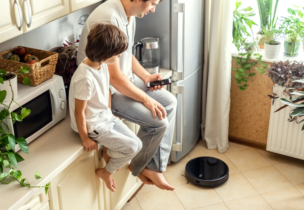 robotic floor mop and vacuum cleaner